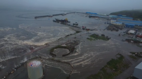VIDEO: Secuelas del terremoto más potente desde 1952 en Kamchatka y las Kuriles a vista de dron
