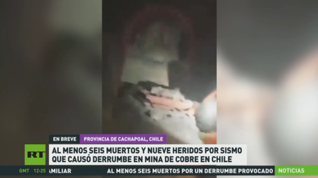 Al menos seis muertos y nueve heridos por sismo que causó derrumbe en mina de Chile