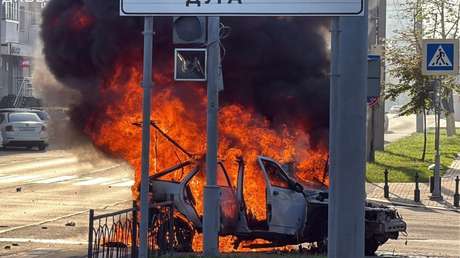 Varios heridos tras ataque de drones ucranianos en la ciudad rusa de Bélgorod (VIDEOS, FOTOS)