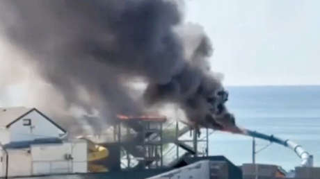 Parque acuático y hospital: Kiev intensifica sus ataques contra zonas civiles de Rusia (VIDEO)