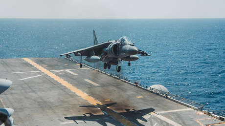 Publican imágenes del despliegue militar de EE.UU. rumbo al sur del Caribe