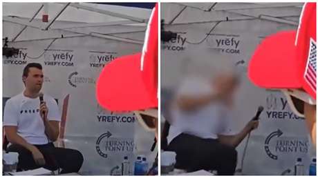 FUERTE VIDEO: el disparo contra el activista Charlie Kirk, visto de cerca