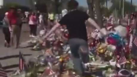 VIDEOS, FOTOS: Joven es arrestado por acto repudiable en memorial en honor a Kirk