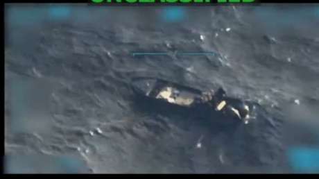 Trump muestra VIDEO DE UN ATAQUE contra supuestos "narcoterroristas" en el Caribe