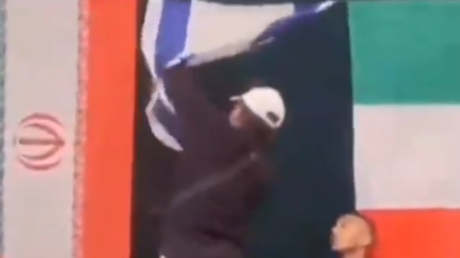 VIDEO: El gesto viral de un espectador en protesta por la participación de Israel en un evento deportivo