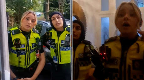 Polémica por video viral de policías confiscando el móvil de una adolescente