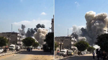 Israel bombardea la sede de la Sociedad Palestina de Ayuda Médica en Gaza (VIDEO)