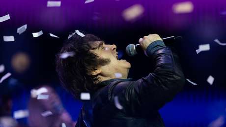 VIDEO: Milei ofrece un concierto de rock