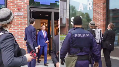 VIDEO: Arrestan a periodista tras hacer una pregunta incómoda al presidente finlandés