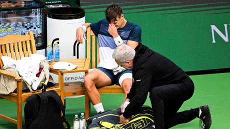 VIDEO: Doloroso momento en el que una estrella del tenis se rompe un tendón en pleno partido