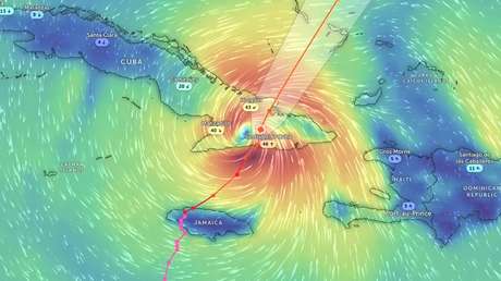 EN VIVO: Así avanza Melissa, el superhuracán que pasa por el Caribe