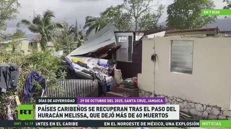 Países caribeños se recuperan tras el paso del huracán Melissa, que dejó más de 60 muertos