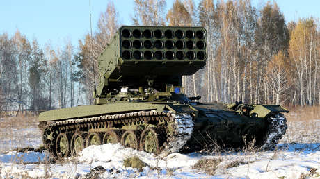 Rusia despliega un nuevo lote de lanzallamas capaces de crear un 'infierno' termobárico en el campo de batalla