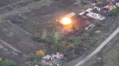 VIDEO: Drones rusos 'dan fuego' a las tropas ucranianas en todo el frente