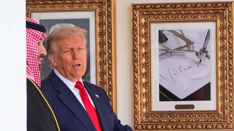 VIDEO: Épico troleo de Trump a Biden durante la visita del príncipe heredero saudí