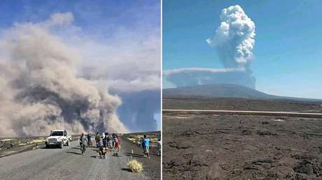 VIDEO: Un volcán entra en erupción por primera vez en 10.000 años