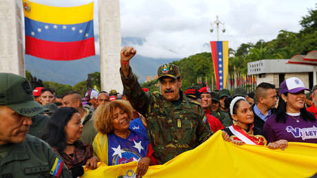 Venezolanos muestran en las calles su apoyo a Maduro ante amenazas de EE.UU.