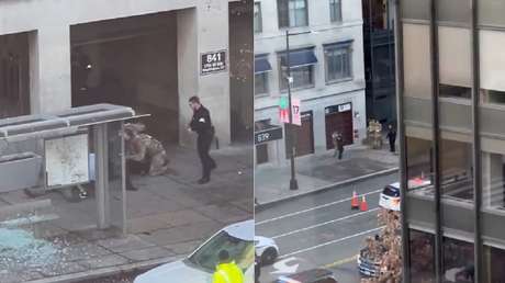PRIMER VIDEO desde el lugar del tiroteo contra agentes cerca de la Casa Blanca