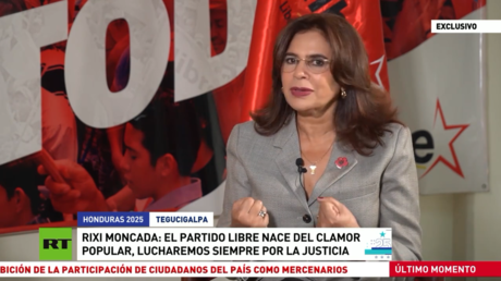 Rixi Moncada a RT: A EE.UU. le interesa detener proyectos progresistas con respaldo popular