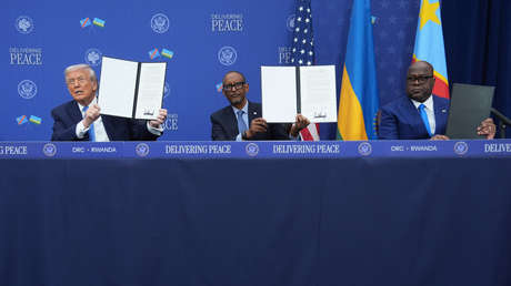 "Un gran milagro": Dos países africanos firman un acuerdo de paz con la intermediación de Trump