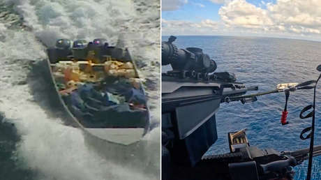 FUERTES IMÁGENES: EE.UU. ataca una 'narcolancha' en el Pacífico