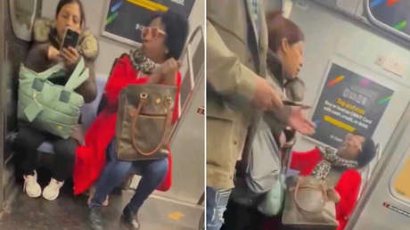 VIDEO: Mujer saca a rastras a una pasajera hispana porque se sentó a su lado