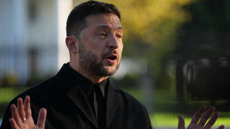 El líder del régimen ucraniano, Vladímir Zelenski