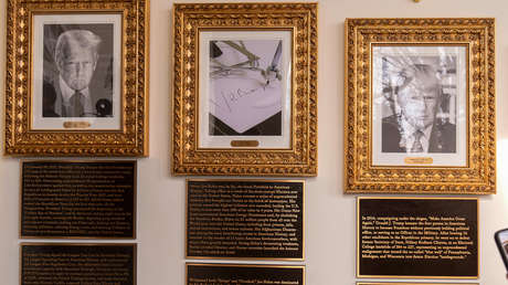 FOTOS: Trump fustiga a Biden, Obama y Bush con nuevas placas en la Casa Blanca