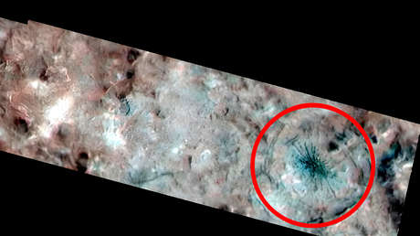 Explican qué es la 'araña gigante' de raro aspecto hallada en una luna de Júpiter