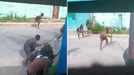 VIDEO: Clanes de Papúa Nueva Guinea ajustan cuentas con arcos y flechas