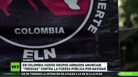 Varios grupos armados anuncian en Colombia "treguas" con motivo de Navidad