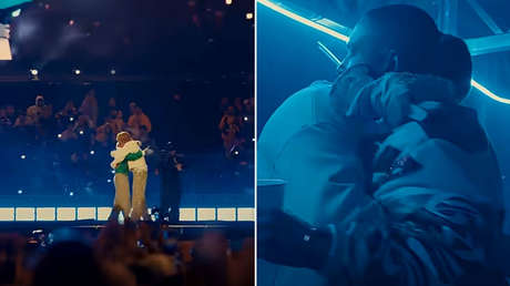VIDEO: Histórico reencuentro entre Bad Bunny y J Balvin tras años de distanciamiento