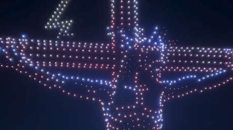 VIDEO: Iglesia en EE.UU. recrea la vida de Jesús con un espectáculo de casi mil drones