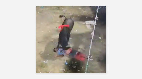 VIDEO: El momento en el que un toro cornea mortalmente a un hombre en Colombia