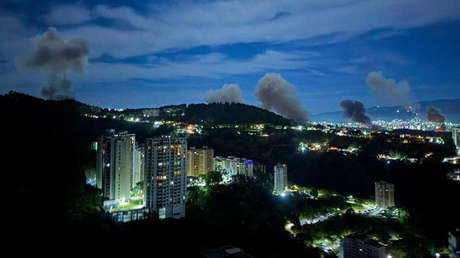 Caracas nombra "localidades civiles y militares" atacadas por Washington