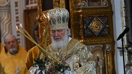 VIDEO: El patriarca ruso Kiril oficia la misa de la Navidad ortodoxa en Moscú