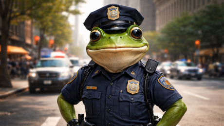 IA causa revuelo al afirmar en un informe policial que un agente se convirtió en una rana