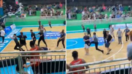 VIDEO: Árbitro sufre un brutal ataque en plena cancha a manos de dirigentes del equipo perdedor