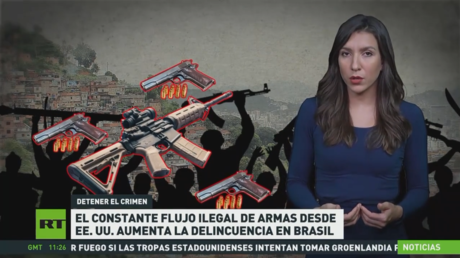 El constante flujo ilegal de armas desde EE.UU. aumenta la delincuencia en Brasil