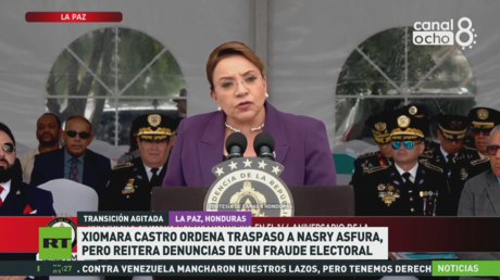 Xiomara Castro ordena traspaso a Nasry Asfura, pero reitera denuncias de fraude electoral