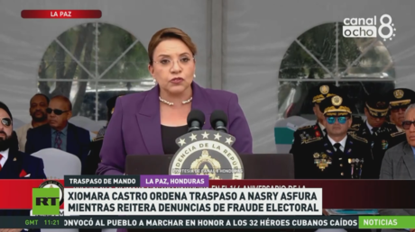 Xiomara Castro ordena el traspaso a Nasry Asfura mientras reitera las denuncias de fraude electoral