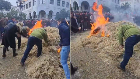 Fuego y rechazo: agricultores españoles se rebelan contra el acuerdo UE-Mercosur