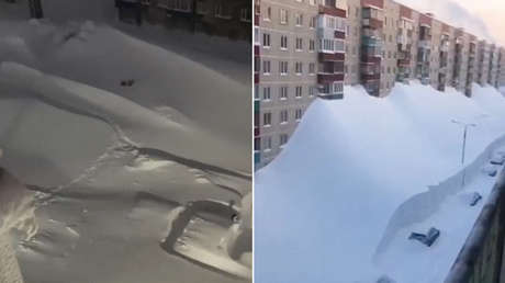 Una nevada que engulle edificios: los estragos y 'regalos' del ciclón invernal en Kamchatka (VIDEOS)