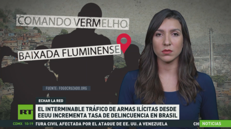 El interminable tráfico de armas ilícitas desde EE.UU. incrementa la tasa de delincuencia en Brasil
