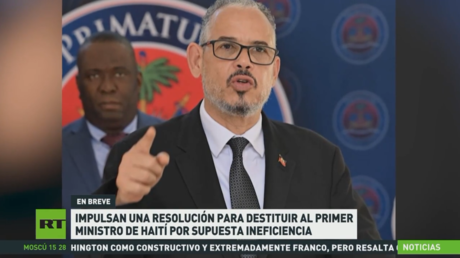 Impulsan una resolución para destituir al primer ministro de Haití por supuesta ineficiencia