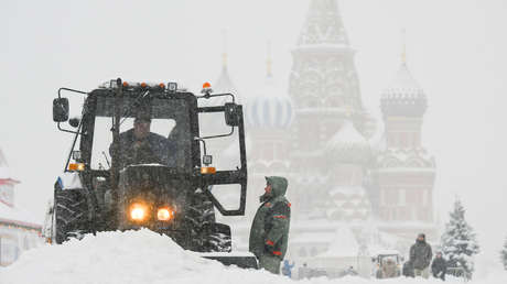 Así fue la reacción cálida del presidente sirio a la nevada anormal en Moscú