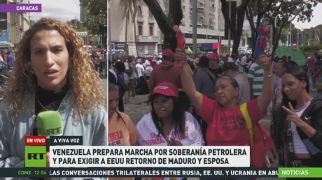 Venezuela prepara marcha por soberanía petrolera y para exigir a EE.UU. el retorno de Maduro y su esposa