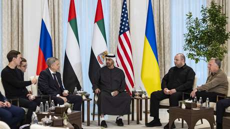 Comienzan las conversaciones entre Rusia, Ucrania y EE.UU. en Abu Dabi