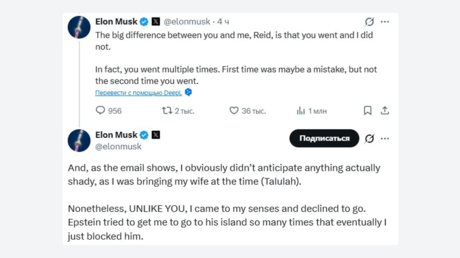 Musk revela cómo reaccionó a múltiples intentos de Epstein de llevarlo a su isla