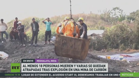 Al menos 18 muertos y varias personas atrapadas tras explosión en una mina en la India